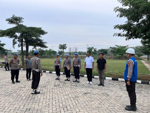 Polres Tubaba Gelar Apel Fungsi Personel Rutin di Mako Polres