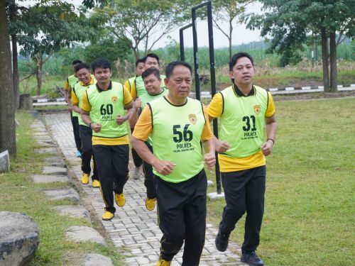 Polres Tubaba Gelar Tes Kesamaptaan Jasmani Berkala Semester I TA 2026