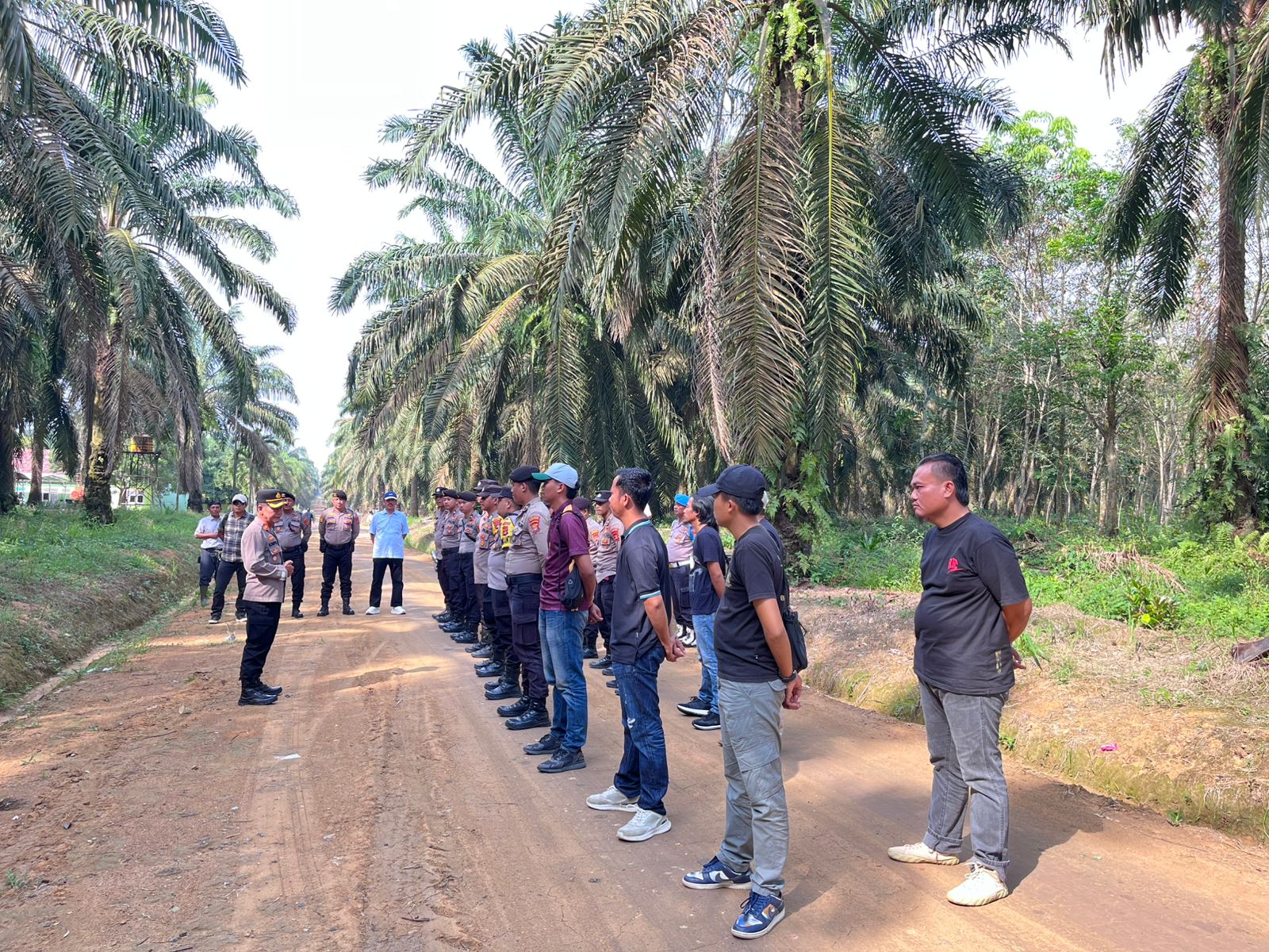 Polres Tubaba Lakukan Pengamanan Aksi Damai di PT BMM